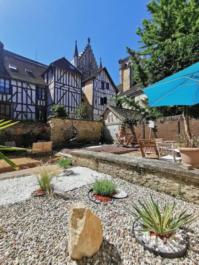 Les Cieux De La Cathedrale - Calme - Jardin - Wifi Troyes Exterior foto