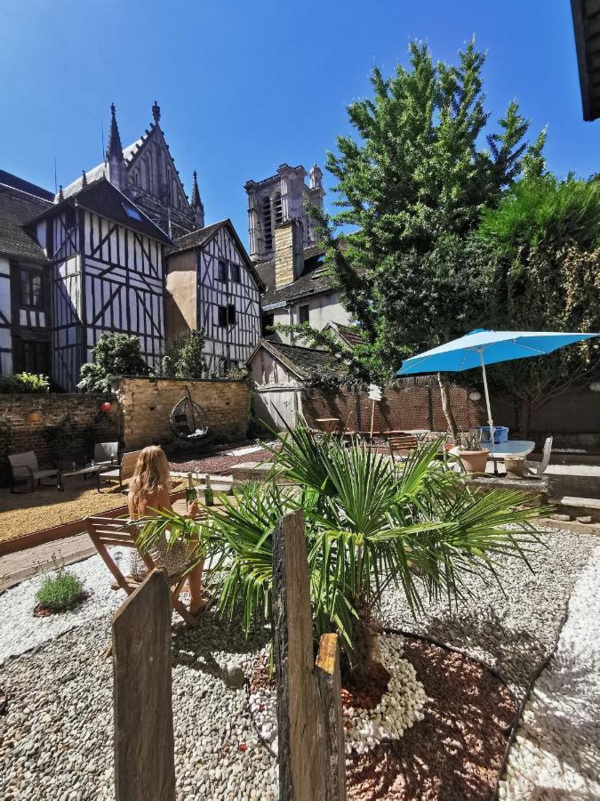 Les Cieux De La Cathedrale - Calme - Jardin - Wifi Troyes Exterior foto