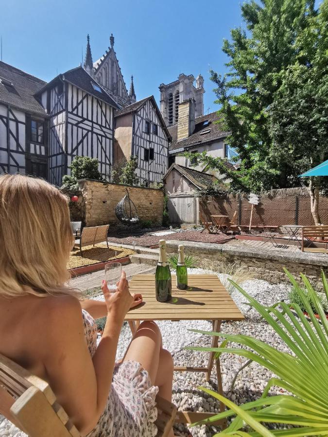 Les Cieux De La Cathedrale - Calme - Jardin - Wifi Troyes Exterior foto